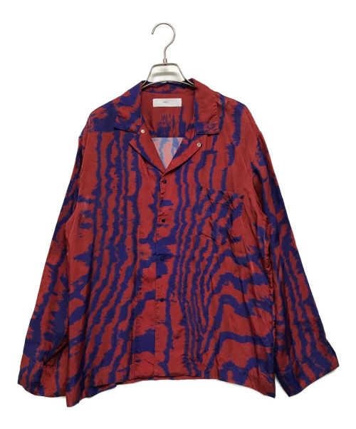 TOGA PULLA（トーガ プルラ）TOGA PULLA (トーガ プルラ) インナープリントシャツ レッド サイズ:SIZE 36の古着・服飾アイテム
