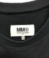 中古・古着 MM6 Maison Margiela (エムエムシックス メゾンマルジェラ) カットオフスウェット ブラック サイズ:SIZE L：12800円