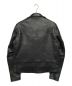 ADDICT CLOTHES (アディクト クローズ) シープレザーライダースジャケット ブラック サイズ:SIZE 42：99800円
