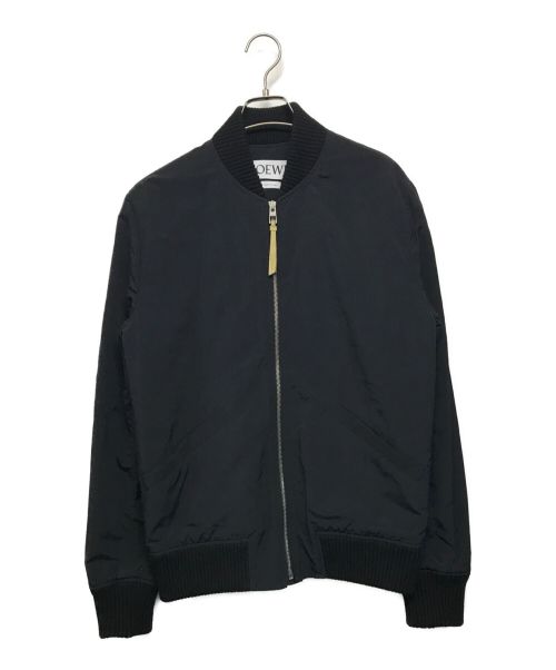 LOEWE（ロエベ）LOEWE (ロエベ) ボンバージャケット ブラック サイズ:SIZE 42の古着・服飾アイテム