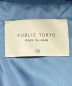中古・古着 PUBLIC TOKYO (パブリックトウキョウ) SLEEP DOWN シャツブルゾン ブルー サイズ:SIZE 2 未使用品：15800円