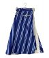 sacai (サカイ) アシンメトリーストライプスカート ブルー×ホワイト サイズ:SIZE 1：15000円