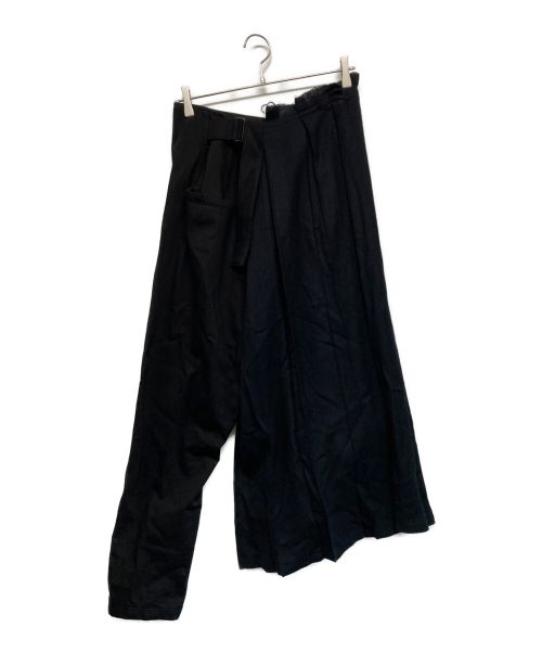 LIMI feu（リミフゥ）LIMI feu (リミフゥ) デザインスカートパンツ ブラック サイズ:SIZE 2の古着・服飾アイテム