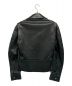 BALENCIAGA (バレンシアガ) ダブルライダースジャケット ブラック サイズ:SIZE 46：118000円