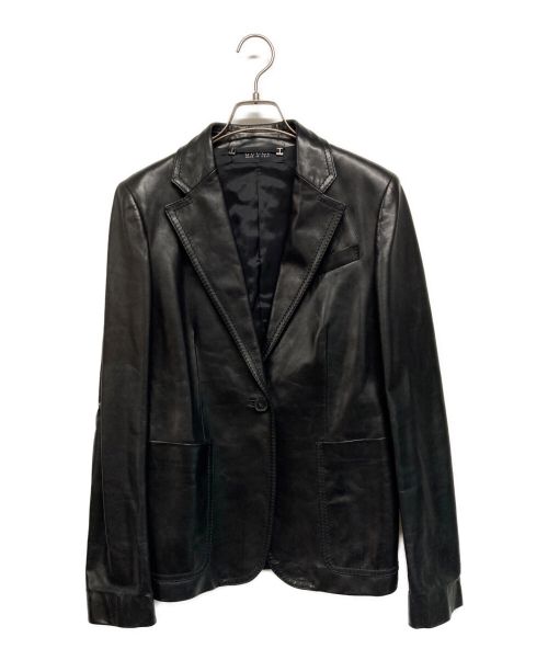 GUCCI（グッチ）GUCCI (グッチ) レザージャケット ブラック サイズ:SIZE 42の古着・服飾アイテム