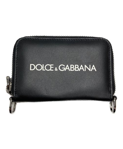 DOLCE & GABBANA（ドルチェ＆ガッバーナ）DOLCE & GABBANA (ドルチェ＆ガッバーナ) コインケース ブラックの古着・服飾アイテム