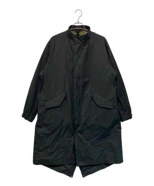 TAION（タイオン）TAION (タイオン) ライナー付モッズコート ブラック サイズ:ASIA:XLの古着・服飾アイテム