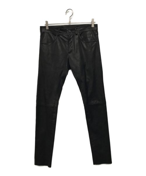 NEIL BARRETT（ニールバレット）NEIL BARRETT (ニールバレット) レザーパンツ ブラック サイズ:SIZE Sの古着・服飾アイテム