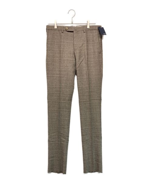 INCOTEX（インコテックス）INCOTEX (インコテックス) ウールパンツ ブラウン サイズ:48 未使用品の古着・服飾アイテム