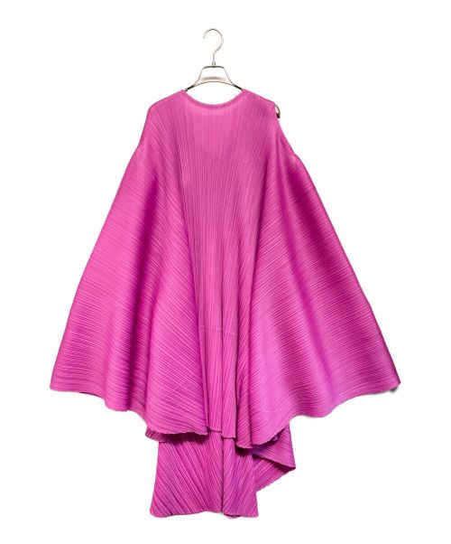 PLEATS PLEASE（プリーツプリーズ）PLEATS PLEASE (プリーツプリーズ) ノースリーブプリーツワンピース ピンク サイズ:SIZE 5の古着・服飾アイテム