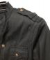 中古・古着 NEIL BARRETT (ニールバレット) カットオフミリタリージャケット ブラック サイズ:SIZE 44：9800円