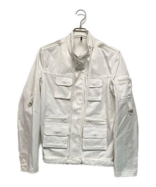 DIOR HOMME（ディオール オム）DIOR HOMME (ディオール オム) エディ期ミリタリージャケット ホワイト サイズ:SIZE 46の古着・服飾アイテム