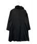 BALMAIN (バルマン) フォックスファーカシミヤコート ブラック サイズ:SIZE 0：12800円