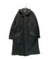 UNDERCOVER（アンダーカバー）の古着「ポーラフリースパッチプリントモッズコート」｜ブラック
