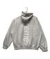 SUPREME (シュプリーム) Satin Applique Hooded Sweatshirt ライトグレー サイズ:SIZE L：27800円