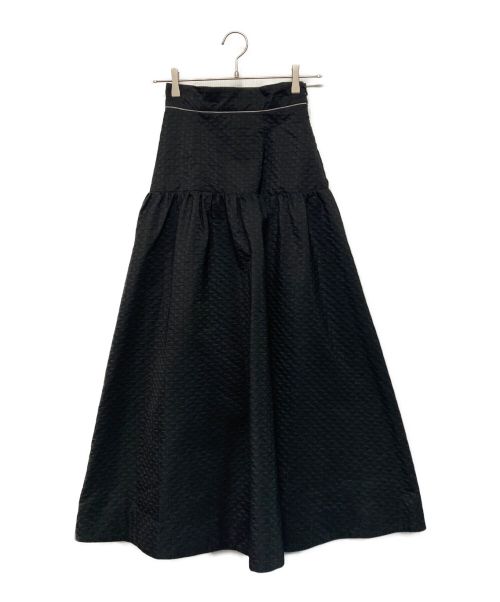 Aimeine（エメイン）Aimeine (エメイン) ウエストシェイプジャガードボリュームスカート ブラック サイズ:SIZE Sの古着・服飾アイテム