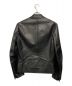 Maison Margiela (メゾンマルジェラ) 八の字ライダースジャケット ブラック サイズ:SIZE 46：188800円