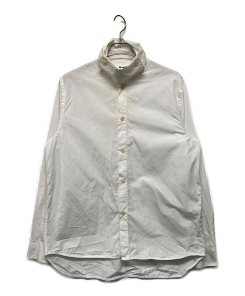 JIL SANDER（ジルサンダー）JIL SANDER (ジルサンダー) ハイネックシャツ ホワイト サイズ:SIZE 39の古着・服飾アイテム