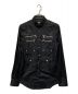 DOLCE & GABBANA（ドルチェ＆ガッバーナ）の古着「ジップデザインシャツ」｜ブラック