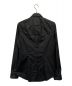 DOLCE & GABBANA (ドルチェ＆ガッバーナ) ジップデザインシャツ ブラック サイズ:SIZE 46：12000円
