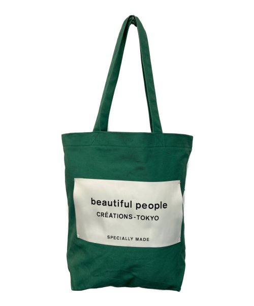 beautiful people（ビューティフルピープル）beautiful people (ビューティフルピープル) SDGs name tag tote bagの古着・服飾アイテム