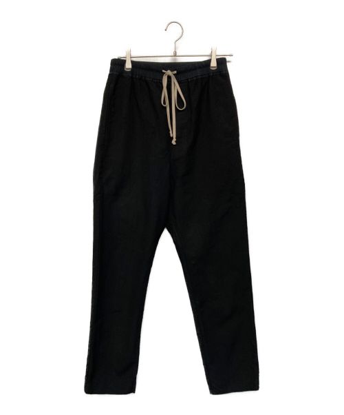 RICK OWENS（リックオウエンス）RICK OWENS (リックオウエンス) ドローストリングパンツ ブラック サイズ:SIZE 46の古着・服飾アイテム
