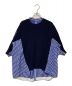 sacai（サカイ）の古着「Cotton Knit Pullover」｜ブルー