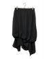 ENFOLD (エンフォルド) 変形スカート ブラック サイズ:SIZE 36：7000円