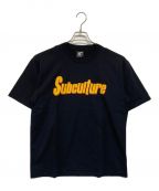 Subcultureサブカルチャー）の古着「ロゴTシャツ」｜ブラック