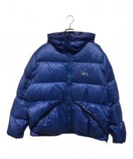 stussy (ステューシー) DOWN PARKA MICRO RIPSTOP(ダウン パーカ マイクロ リップストップ) ブルー サイズ:M