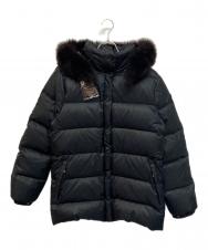 MONCLER (モンクレール) VALENTINEダウンジャケット ブラック サイズ:SIZE 0