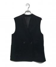 DEPAREILLE (デパリエ) ウールツイルジレ ブラック サイズ:SIZE 36