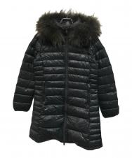 DUVETICA (デュベティカ) ファーダウンコート ブラック サイズ:SIZE 44