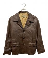 Custom Coat (カスタム コート) 50’S~60’Sレザージャケット ブラウン サイズ:M