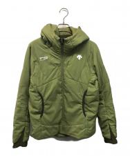 DESCENTE (デサント) ハイブリッド インシュレイテッド ミッドレイヤー ジャケット グリーン サイズ:SIZE S