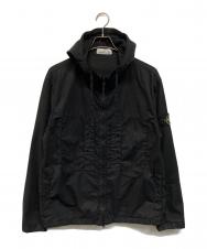 STONE ISLAND (ストーンアイランド) 25SS SUPIMA COTTON HOODED JACKET ブラック サイズ:L