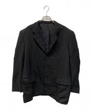 COMME des GARCONS HOMME (コムデギャルソン オム) 3Bウールテーラードジャケット ブラック サイズ:SIZE M