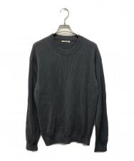 AURALEE (オーラリー) SUPER HARD TWIST RIB KNIT P/O ネイビー サイズ:SIZE 4