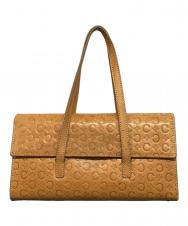 CELINE (セリーヌ) レザーハンドバッグ Cマカダム ベージュ