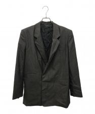 JOHN LAWRENCE SULLIVAN (ジョン ローレンス サリバン) ストライプテーラードジャケット ブラウン×パープル サイズ:SIZE M