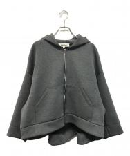 ENFOLD (エンフォルド) SOLID HOODIE(ソリッド フーディー) グレー サイズ:38