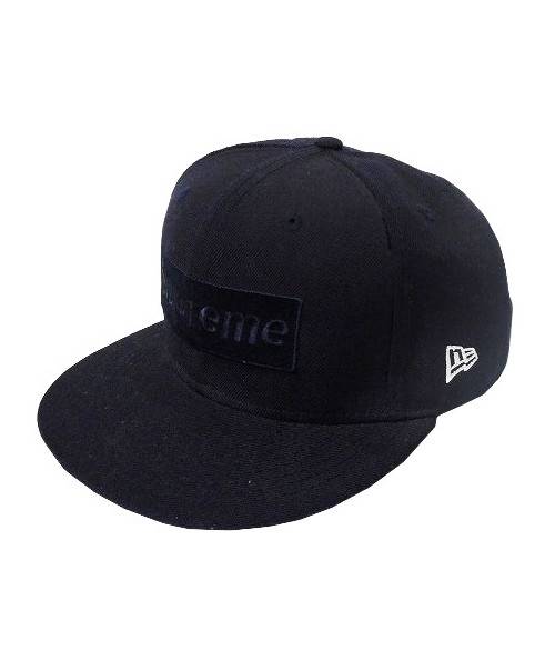 中古 古着通販 Supreme Newera シュプリーム ニューエラ 14aw Tonal Box Logo Cap ブラック サイズ 7 5 8 ブランド 古着通販 トレファク公式 Trefac Fashion