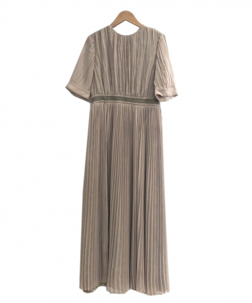 中古 古着通販 Clane クラネ クラウド フラワー ワンピース ベージュ サイズ 1 春物 ブランド 古着通販 トレファク公式 Trefac Fashion