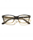 金子眼鏡（カネコメガネ）の古着「伊達眼鏡」｜ブラウン