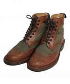 Tricker's（トリッカーズ）の古着「Kelmscott Two Tone Brouge Boots」｜ブラウン