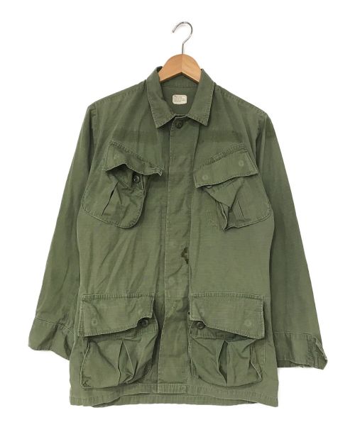 US ARMY（ユーエス アーミー）US ARMY (ユーエスアーミー) 70s ジャングルファティーグジャケット 後期 カーキ サイズ:XSの古着・服飾アイテム
