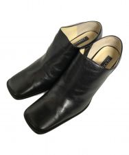 UNTISHOLD (アンチショルド) Naty-2 Leather ショートブーツ ブラック サイズ:39