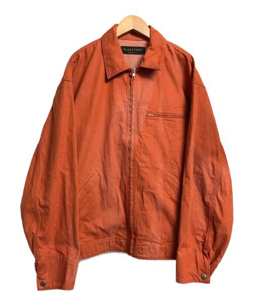 flagstuff（フラグスタフ）flagstuff (フラグスタッフ) DENIM WORK JKT オレンジ サイズ:Mの古着・服飾アイテム
