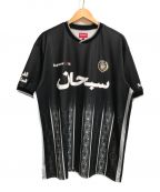 SUPREMEシュプリーム）の古着「Arabic Logo Soccer Jersey」｜ブラック