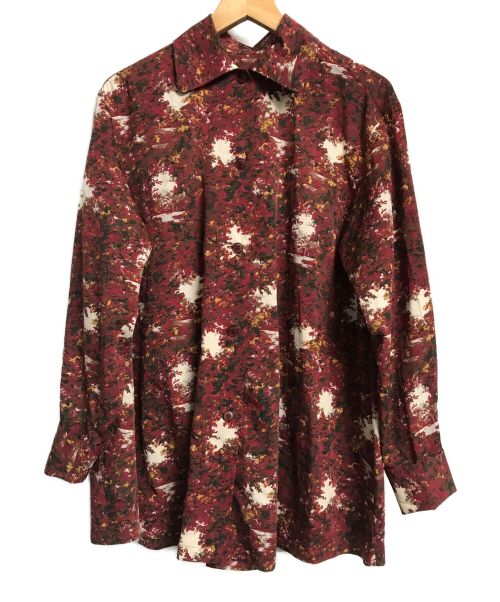 KENZO（ケンゾー）KENZO (ケンゾー) 総柄シャツ レッド サイズ:Mの古着・服飾アイテム